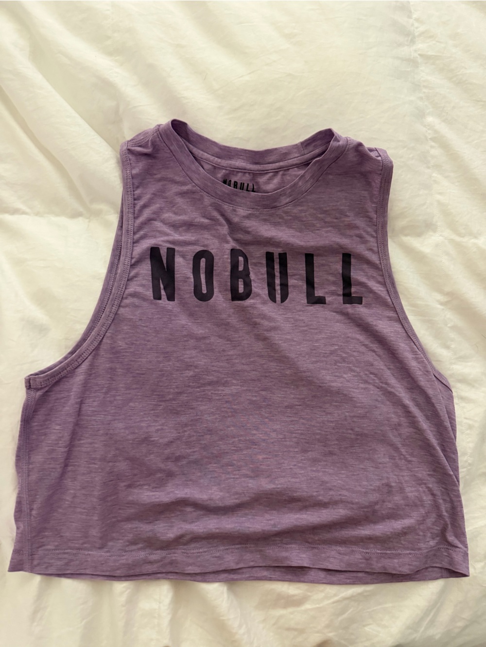 NOBULL Purple Cropped Muscle Tank